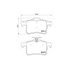 Brake Pad Kit Rear C2D3792