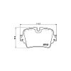 Rear Brake Pad Set T2R12793