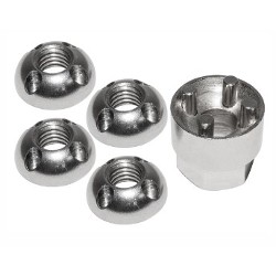 Tamper-Proof M8 Nut Set DA7331