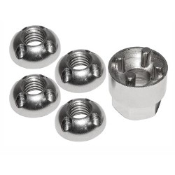 Tamper-Proof M10 Nut Set DA7332